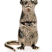 На память: Фигурка «Крыса» из бронзы, 50×20×40 мм — фотография 4