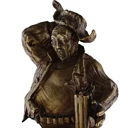 Бронзовая композиция «Охотник на уток», 1,8 кг — необычный подарок — фотография 2