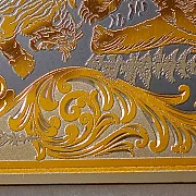 Фляжка "Схватка" — необычный подарок — фотография 2