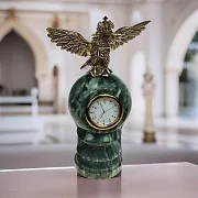 На память: Часы с двуглавым орлом на шаре — фотография 1