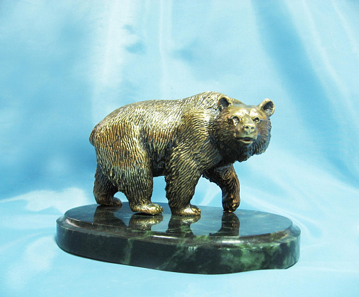 Бронзовая статуэтка "Медведь таежный" купить с доставкой Бронзовая статуэтка "Медведь таежный"