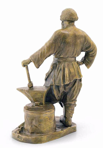 Бронзовая композиция "Кузнец" (малый) купить с доставкой Бронзовая композиция "Кузнец" (малый)