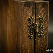 На память: Складень деревянный. Богоматерь Казанская и Спасит — фотография 4