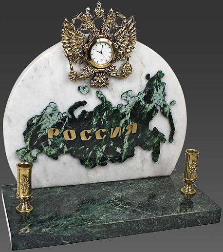 Подарочные часы «Россия с п/п» купить с доставкой Подарочные часы «Россия с п/п»