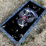 Нарды под стеклом «Сверхдержава» — красивый подарок — фотография 4