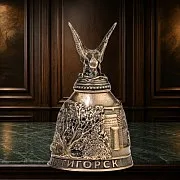 В подарок: Бронзовый колокольчик «Пятигорск. Озеро Провал» — фотография 1