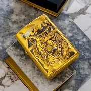 На память: Зажигалка Zippo оригинал "Тигр" № 6 — фотография 1