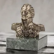 Бюст «Кутузов М.И.» со змеевиком — красивый подарок — фотография 1