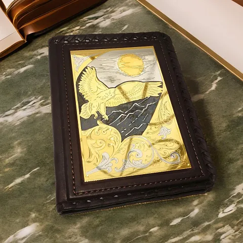 Обложка для автодокументов из кожи «Орёл» в подарок