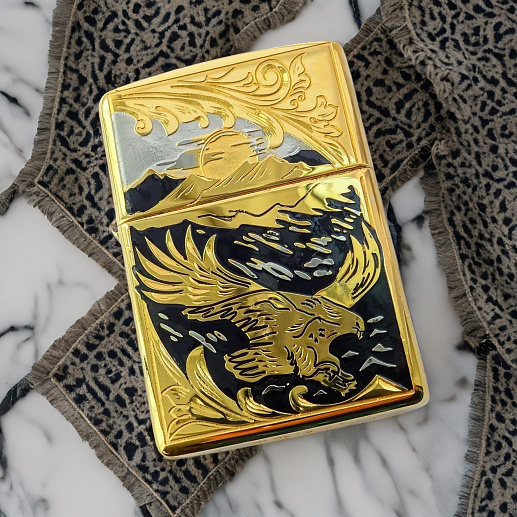 Оригинальная зажигалка Zippo "Сокол" купить с доставкой Оригинальная зажигалка Zippo "Сокол"
