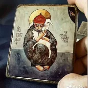 Иконка Спиридона Тримифунтского 10*8 см — оригинальный подарок — фотография 3