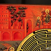 Икона деревянная "Лабиринт Веры" в подарок — фотография 2