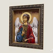 Подарочная икона резная Святой Ангел Хранитель — фотография 2