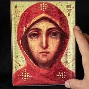 Икона деревянная "Святая Параскева Пятница" — необычный подарок — фотография 1