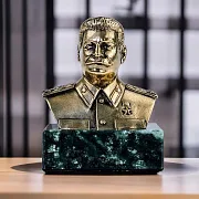 Бронзовый бюст «И.В. Сталин» — оригинальный подарок — фотография 1