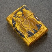 Зажигалка Zippo оригинал "Волки" — необычный подарок — фотография 3