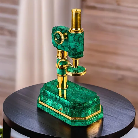 Бронзовая композиция «Микроскоп» — необычный подарок