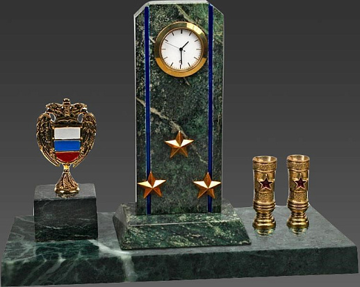 Подарочные часы «Погон с п/п и гербом ФСО»