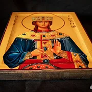 Подарочная икона Св. Екатерины авторская — фотография 4