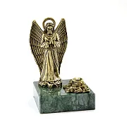 Бронзовая статуэтка «Ангел. Большой» с подсвечником — оригинальный подарок — фотография 4