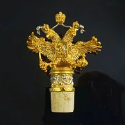 Пробка для бутылки "Двуглавый орел" — необычный подарок — фотография 2
