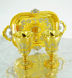 Водочный набор "Узор"№2 Златоуст.