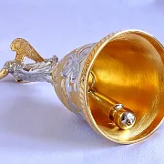 Колокольчик «Херувим» с золочением в подарок — фотография 2